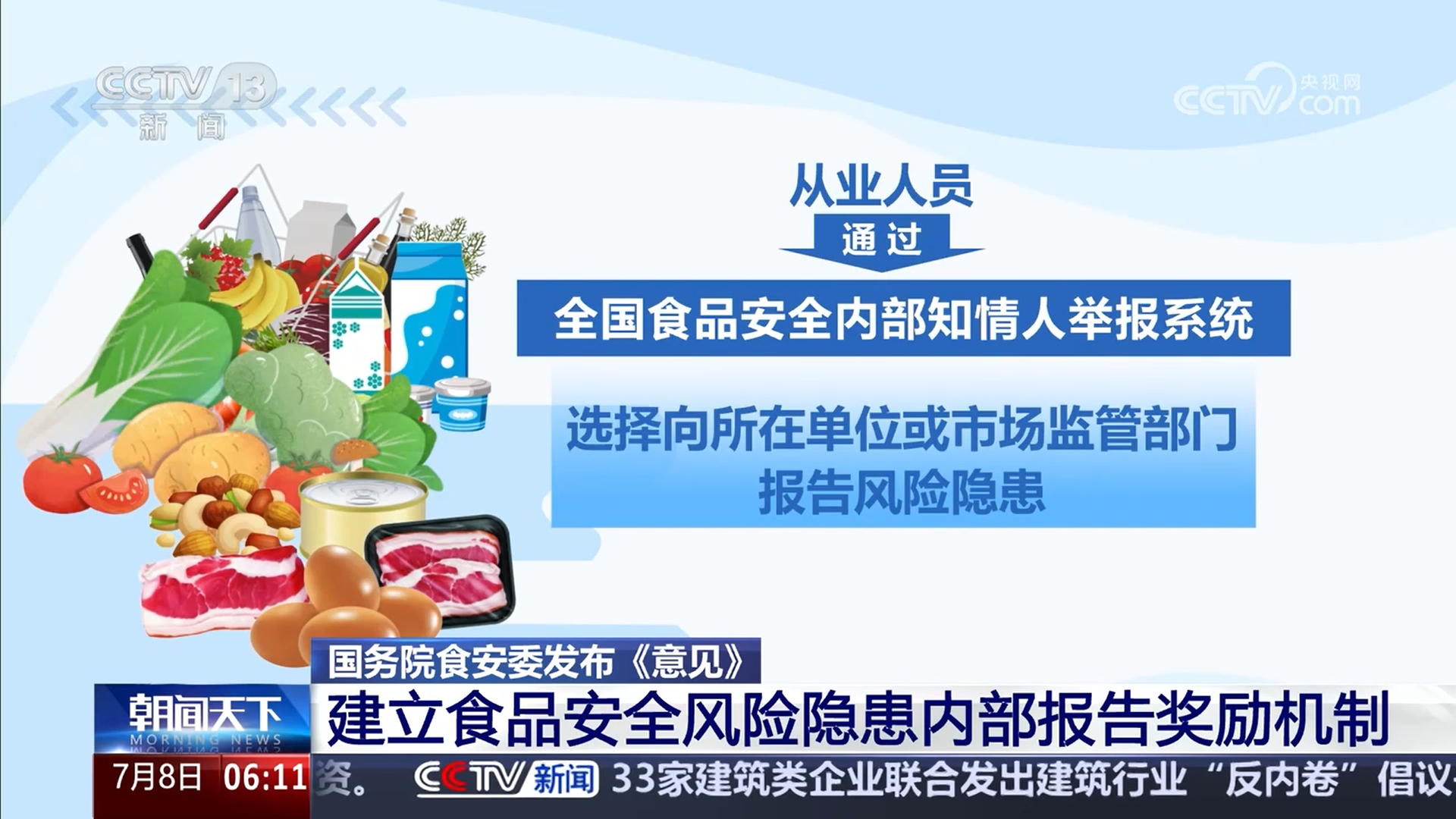 国务院食安委：建立食